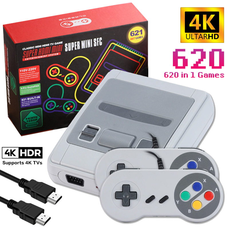 Retro Gaming N64 - เครื่องเล่นเกม SFC621 4K HDMI มินิเรโทร SNES