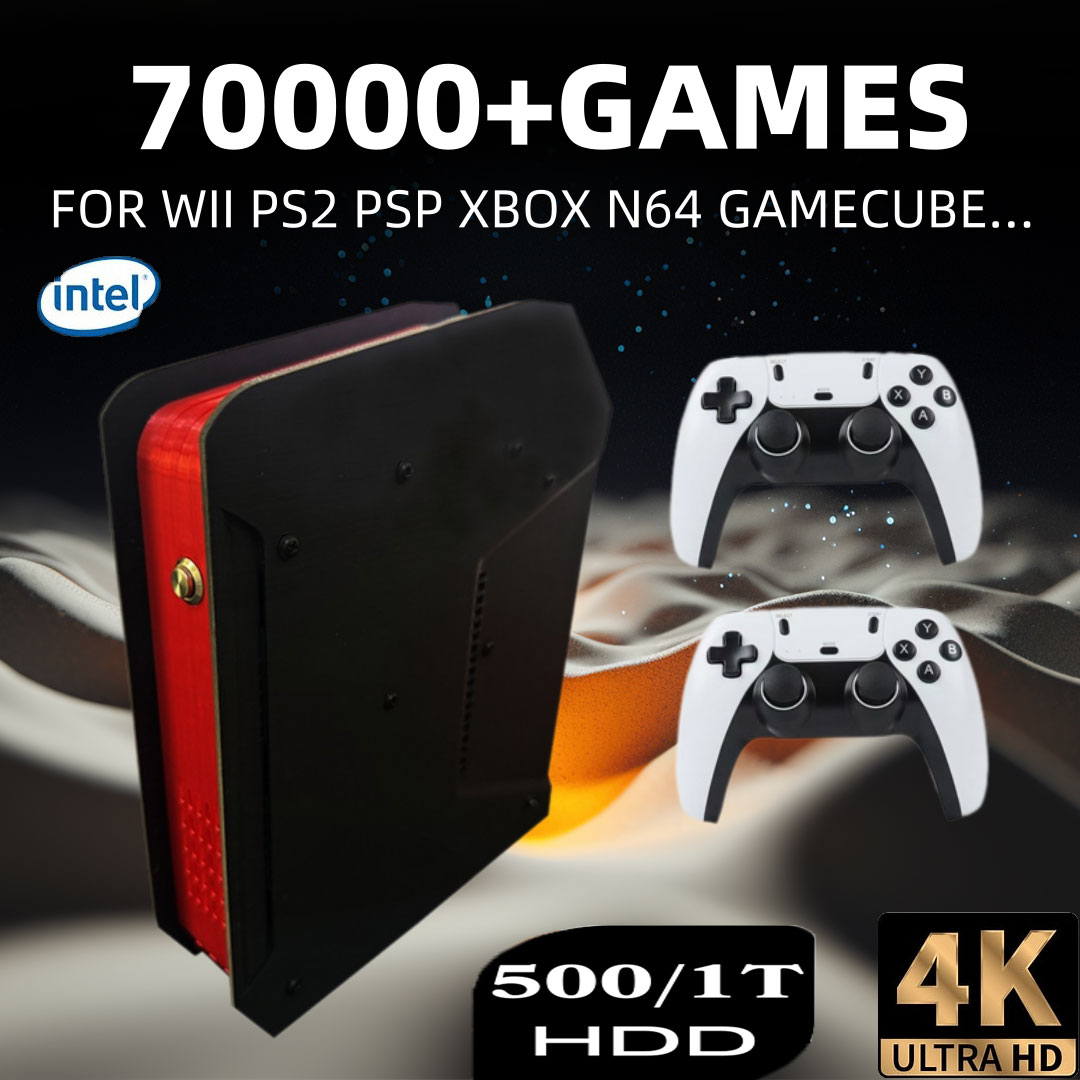 Retro Gaming N64 - X4 Retro คอนโซลวิดีโอเกม 1T Dual-ระบบและ I3-3110M