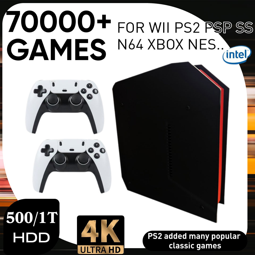 Retro Gaming N64 - เครื่องเล่นเกมย้อนยุค X4 พร้อมระบบคู่ 1TB และ CPU