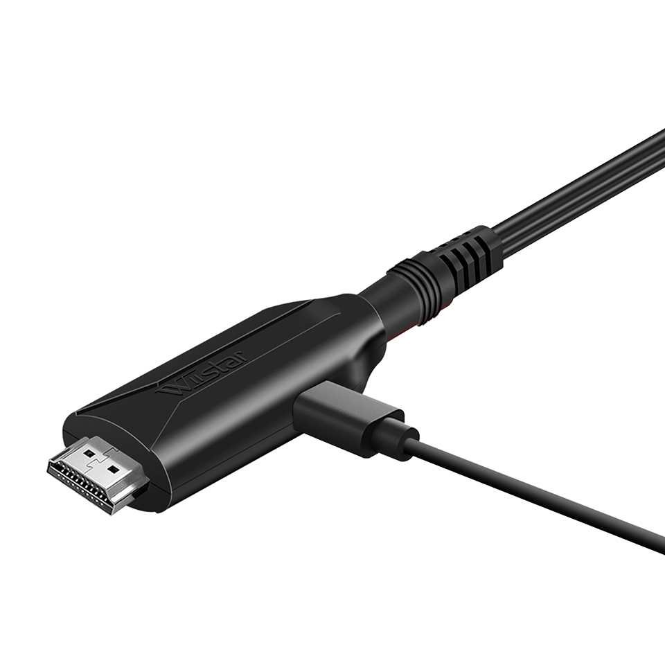 HDMI-เข้ากันได้กับตัวแปลงสายเค - Scart To Hdmi บทวิจารณ์และราคา